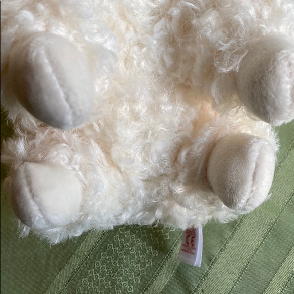 Stuff Alpaca TY 2018 11” Medium Lily Llama Alpaca Sparkle Eyes White Plush - Picture 6 of 6
